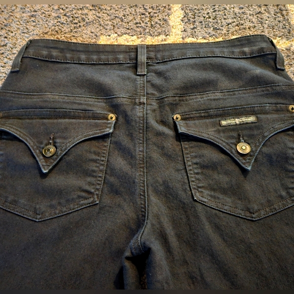 Hudson denim trousers, wide-leg flare, 29W, dark navy, near new condition - Picture 4 of 8